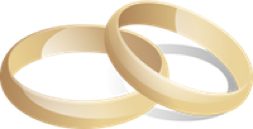 Marriage topis logo of  wedding rings